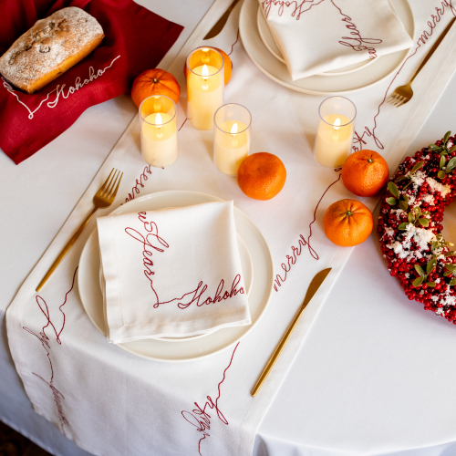 Салфетка Астра 38х38см | белый