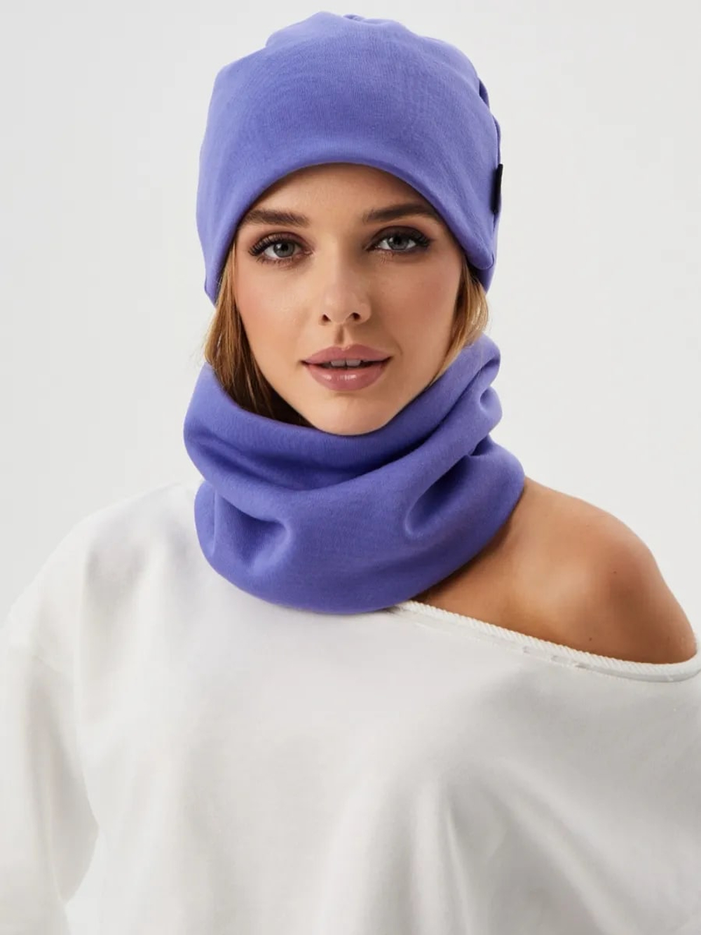 Снуд унисекс из футера с начесом