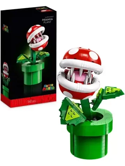 Конструктор Марио цветок Пиранья 540 деталей