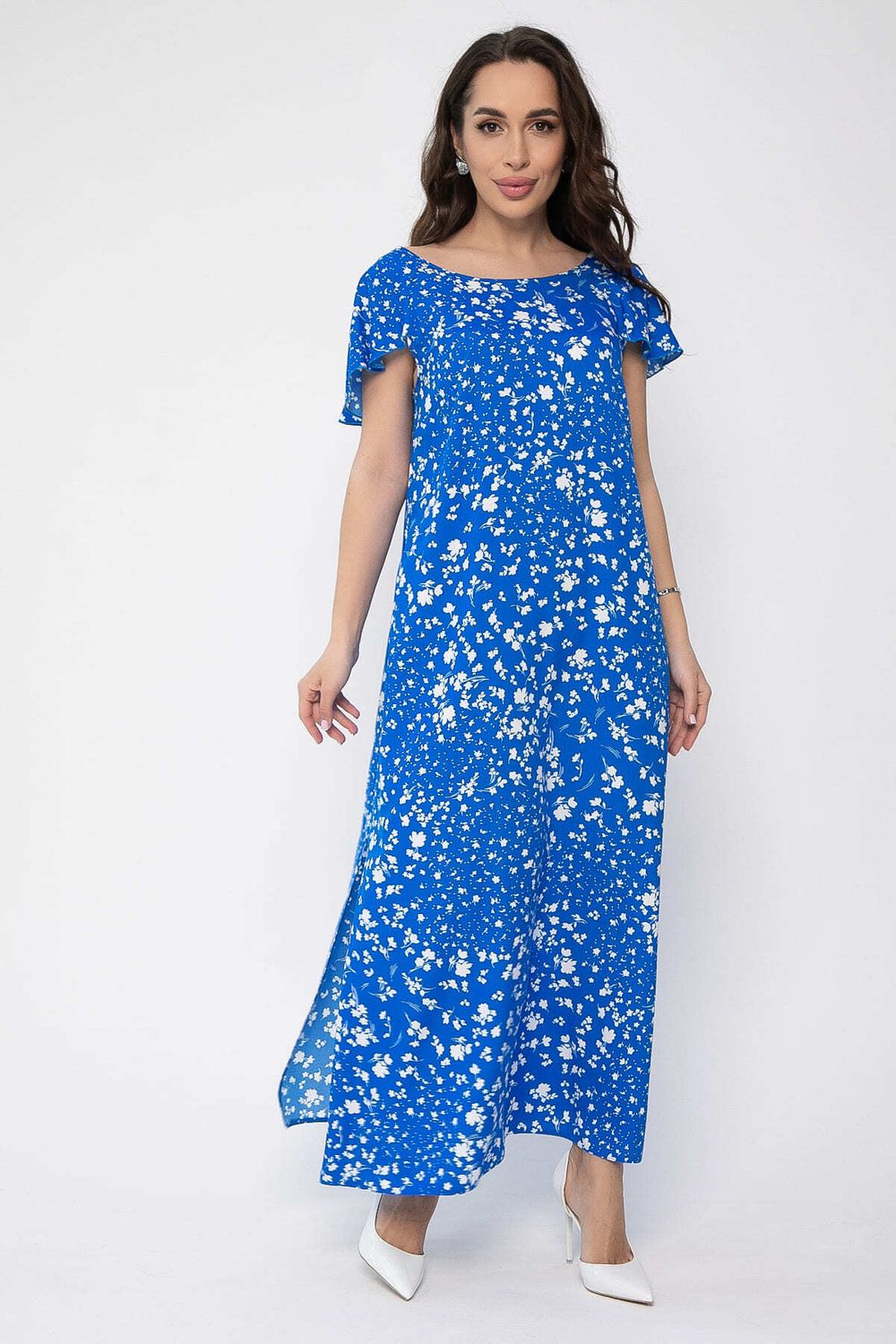 Платье Вечер свиданий (ярко-голубое) П13681-16М LT Collection