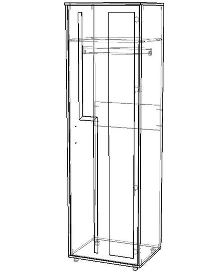 глубина шкафа 503 мм