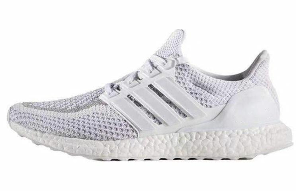 Кроссовки Adidas Ultraboost 2.0 Triple White J (Женская размерная сетка)