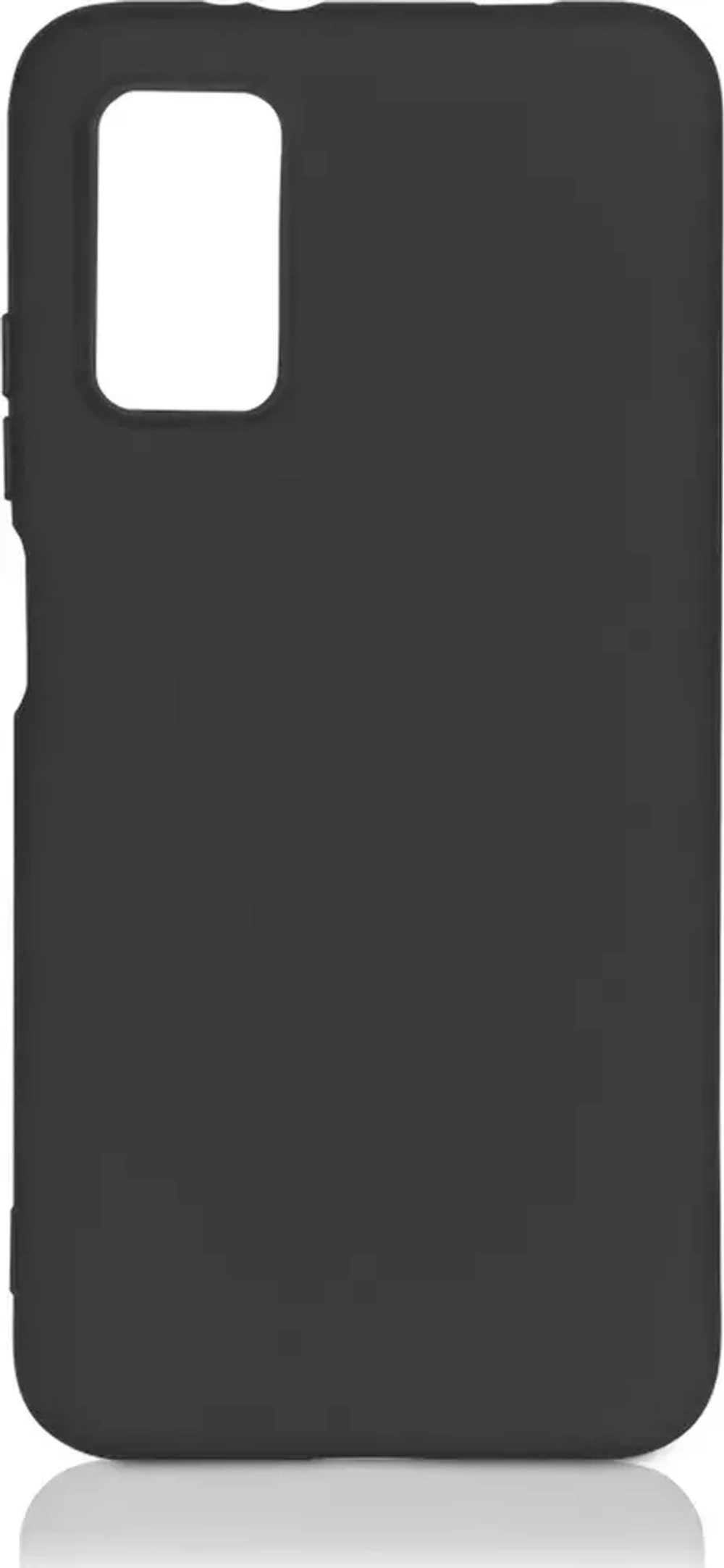 Силиконовый чехол с микрофиброй для Xiaomi Redmi Note 9T DF xiOriginal-16 (black)