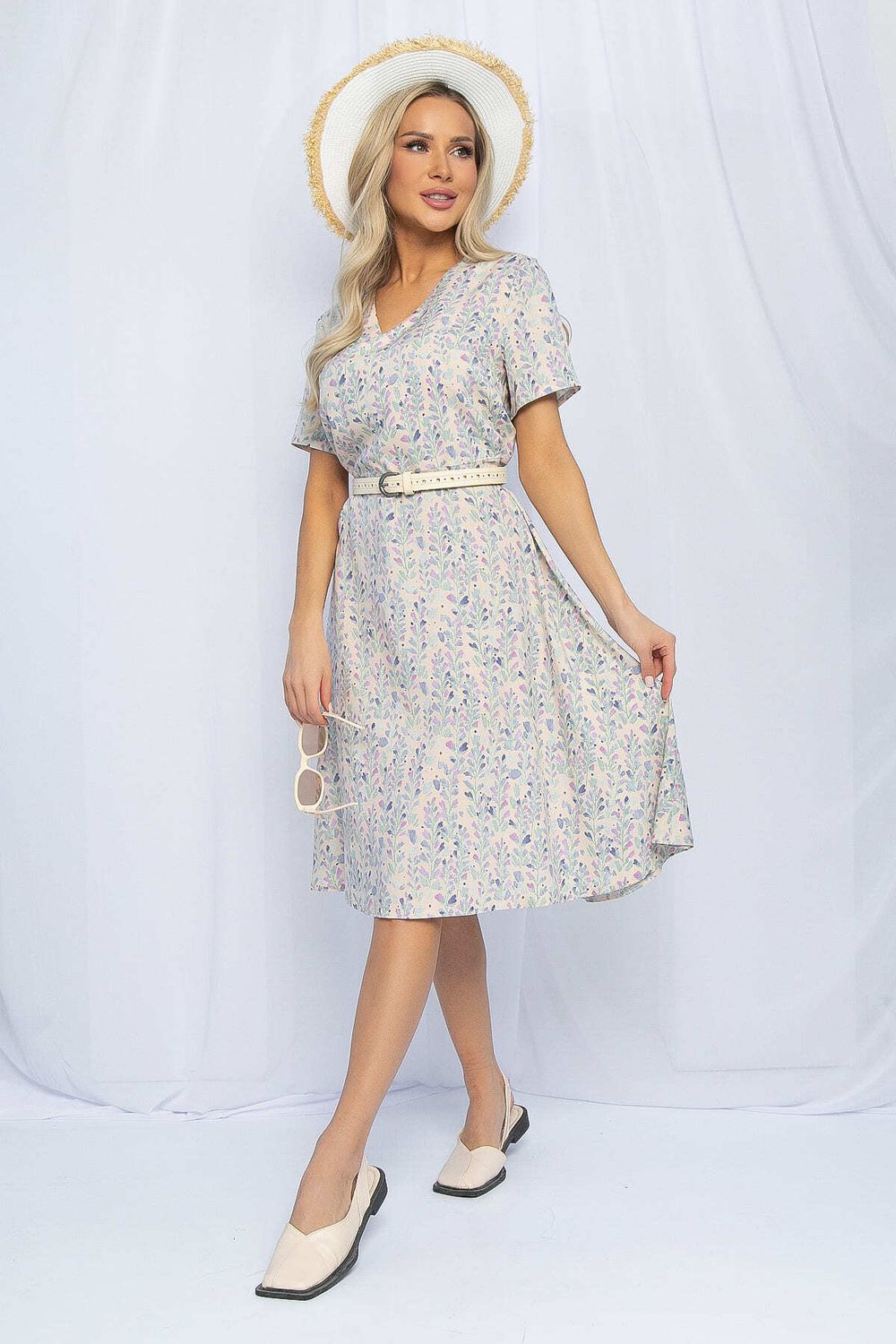 Платье Твое лето (бежевое) П13011-25М LT Collection