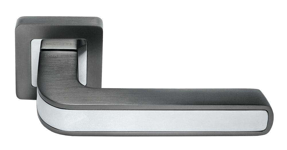 Дверные ручки Morelli "EON" MH-46 GR/CP-S55 Цвет - Графит/полированный хром