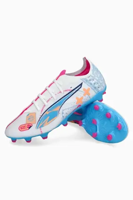 Бутсы Puma Ultra 5 Match Volume Up FG/AG - белый