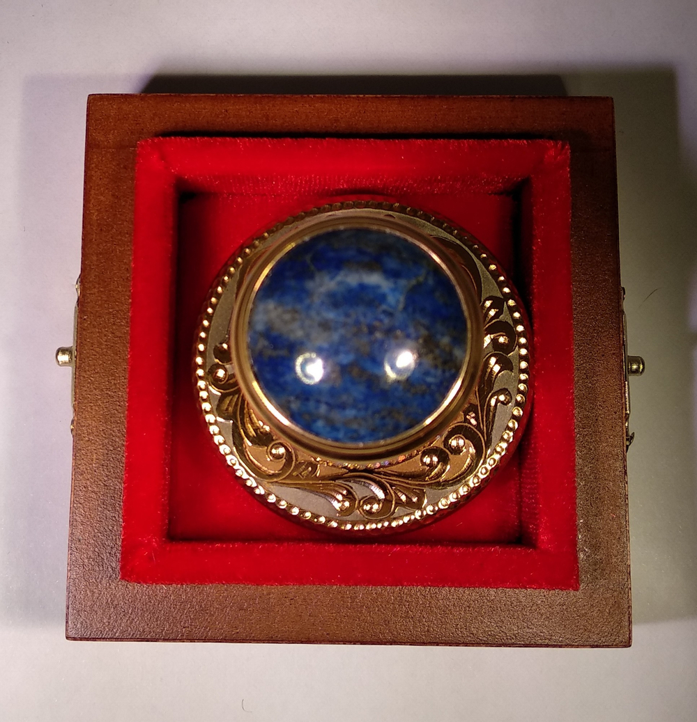 Оснастка печати "Лазурит с фианитами"