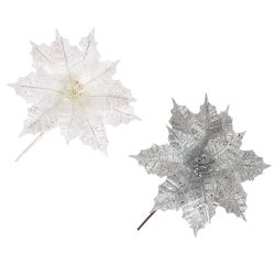 GAEM Цветок искусственный "Пуансеттия", L27 W27 H30 см, 2в.