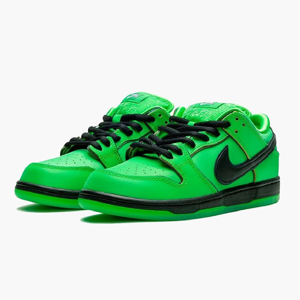 кроссовки Nike SB Dunk Low Powerpuff Girls Buttercup FZ8319-300