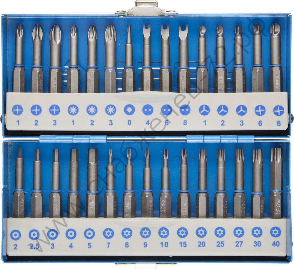 ЗУБР 30 шт, Набор кованых бит (26092-H30)