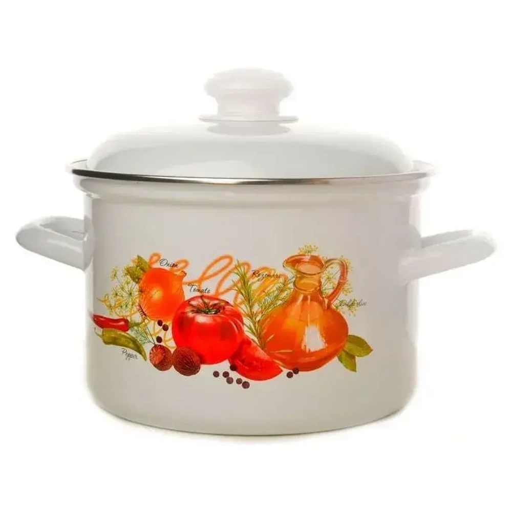 Кастрюля эмал 3,0л 16124АП2 Итал.кухня