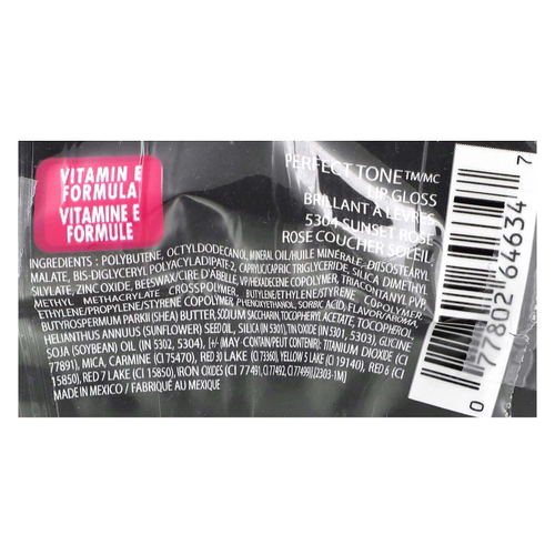 Black Radiance, Perfect Tone, блеск для губ, оттенок 5304 Rose Rose, 11,8 мл (0,4 жидк. унции)