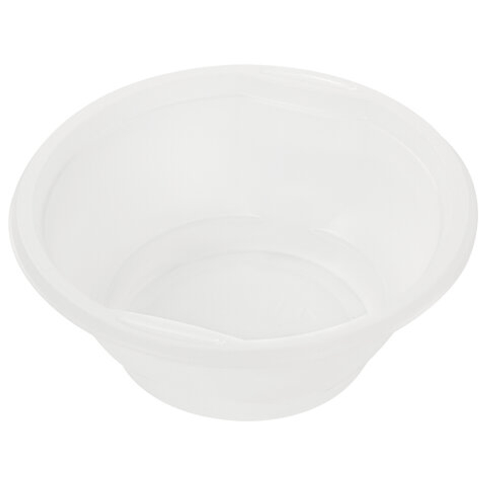 Одноразовые тарелки суповые, КОМПЛЕКТ 50 шт., 0,6 л, СТАНДАРТ, белые, ПП, холодное/горячее, LAIMA