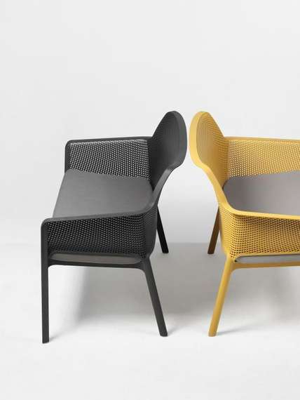 Подушка для дивана Net Bench серая