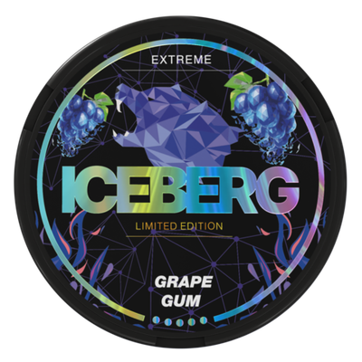 ICEBERG LIMITED - GRAPE GUM (130мг) Виноградная жвачка