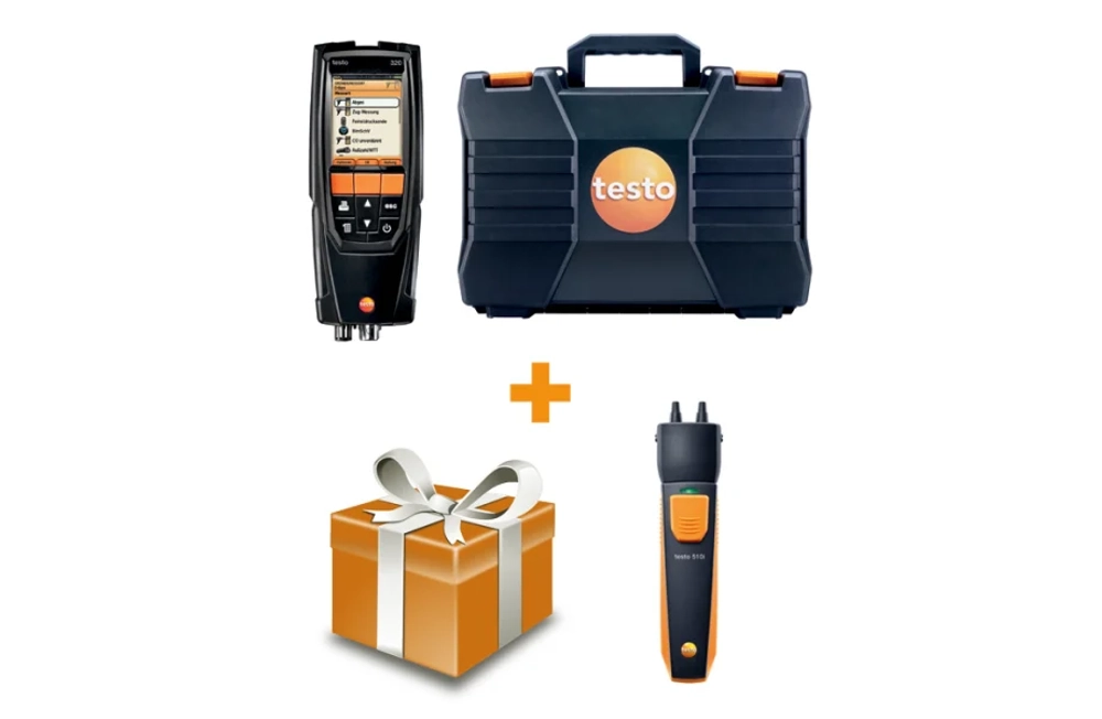 Газоанализатор testo 320 (комплект), Описание газоанализатора testo 320 (арт: 0563 3222)