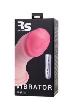 Реалистичный вибратор RealStick Elite Jastin, TPR, телесный, 21 см