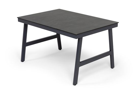 "Рио" стол из HPL 130х90см, цвет столешницы "серый гранит"