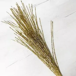 Ветвь Новогодняя золото 80 см., Christmas DeLuxe (89149)