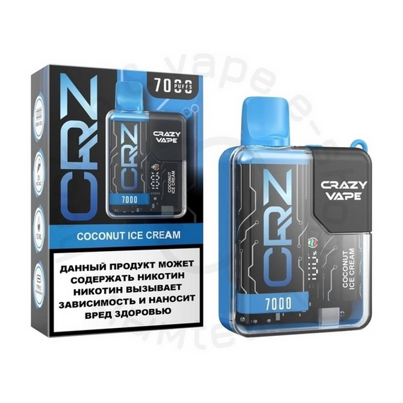 Одноразовая ЭС CRZ 7000 &quot;Кокосовое мороженое&quot; (Coconut ice cream) (М)