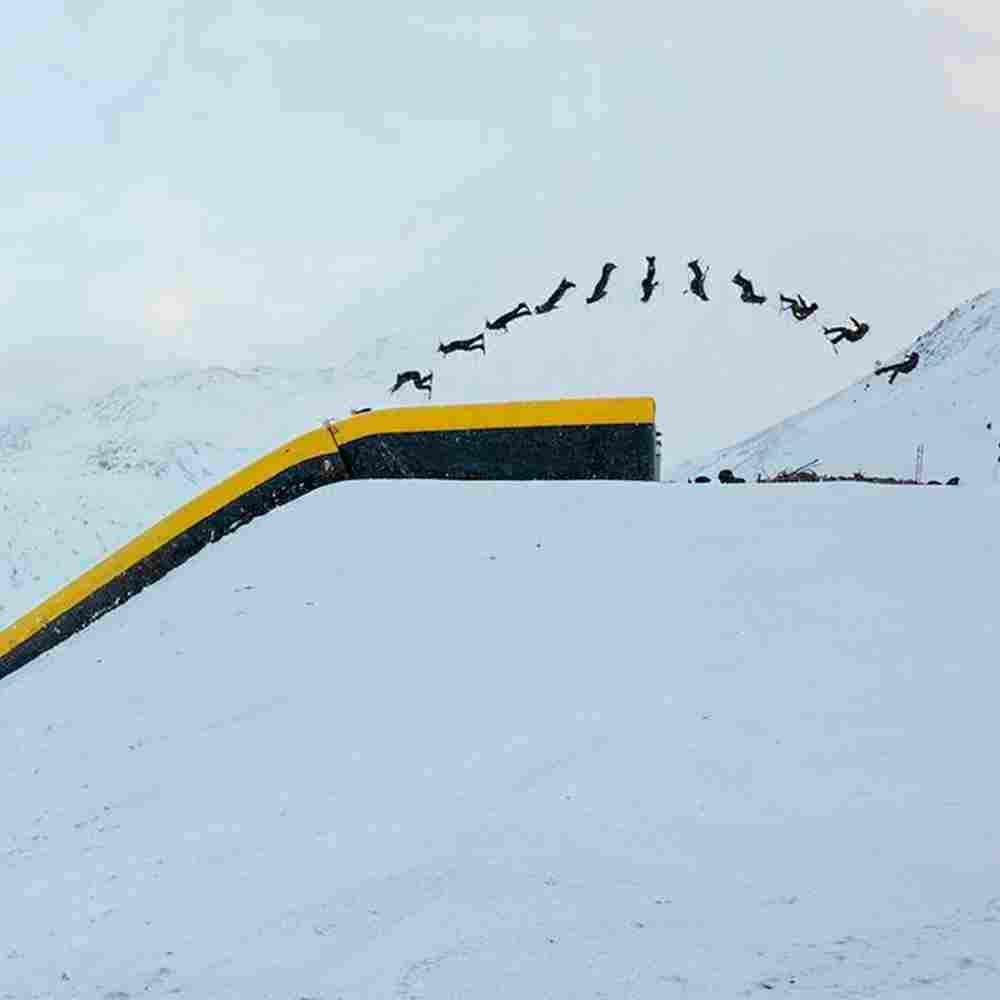 Надувная подушка «SkiAir» для экстрим-прыжков и фристайла, 16×9×2,5 м
