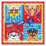 Салфетки бумажные 33*33см Щенячий патруль-2, 3 сл., 20л