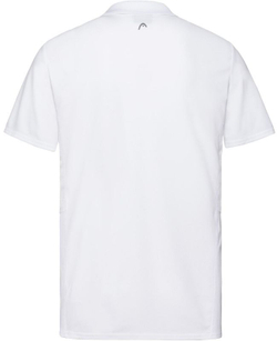 Футболка для мальчика теннисная Head Club Tech Polo Shirt - white/dark blue