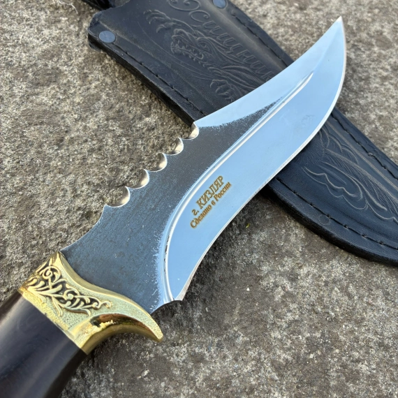 Нож охотничий хищник ковка кизлярский