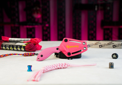 Туристический нож Hammy Niolox StoneWash G10 Pink Kydex