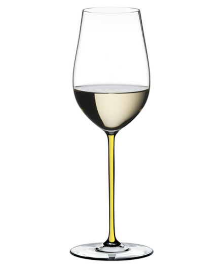Riedel Бокал для вина Fatto a Mano Riesling/Zinfandel 395мл с желтой ножкой