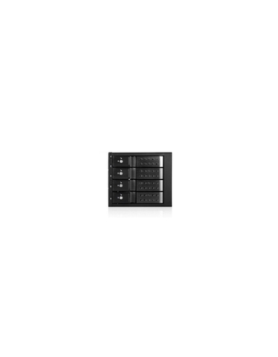 Procase T3-304-SATA3-BK {Hot-swap корзина 4 SATA3/SAS 6Gb (черный) hotswap trayless aluminium mobie rack module (3x5,25) 1xFAN 80x15mm}