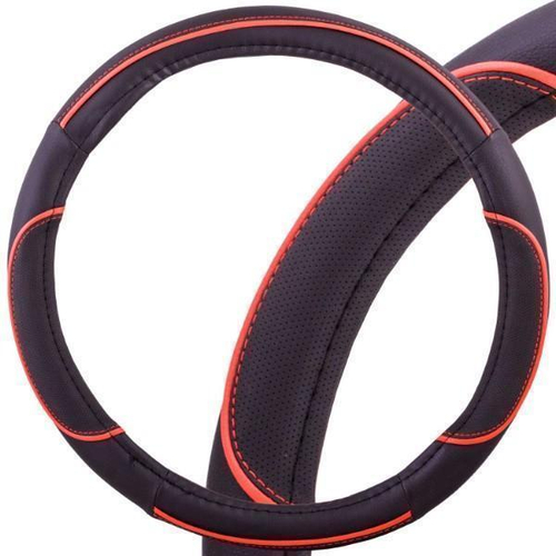 Оплетка руля M Skyway Eco Combo 5 экокожа черно-красная