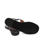 Кожаные босоножки TWINSET - черный(231TCP12A)