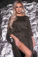 Платье "Танго вдвоём" (черное золото) П7397 LT Collection (Акция)