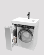 Раковина над стиральной машиной Orion Right 800*550*95 из литьевого камня