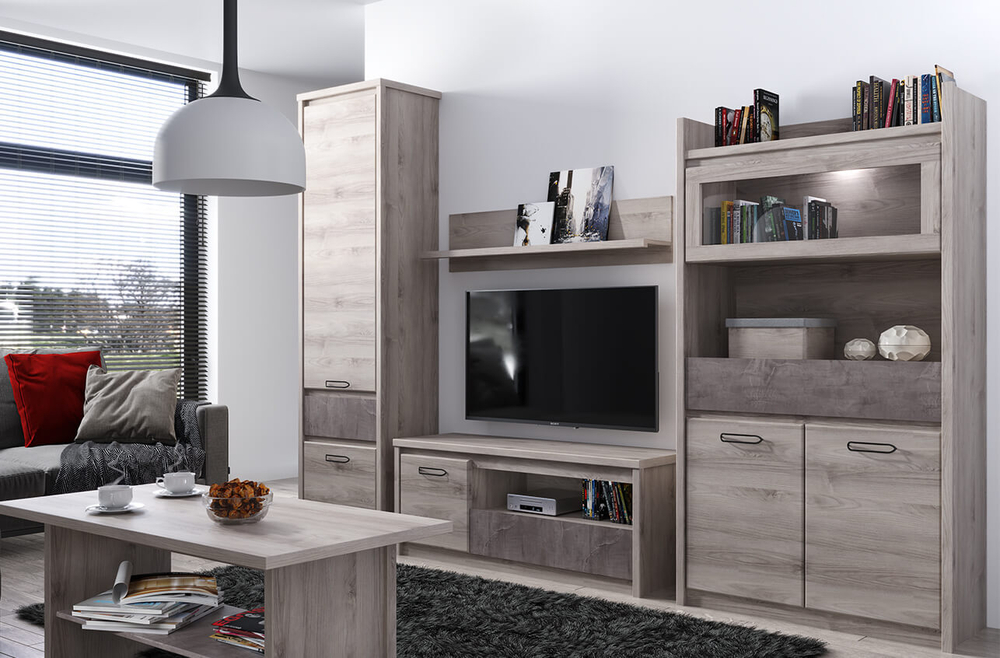 Шкаф с витриной