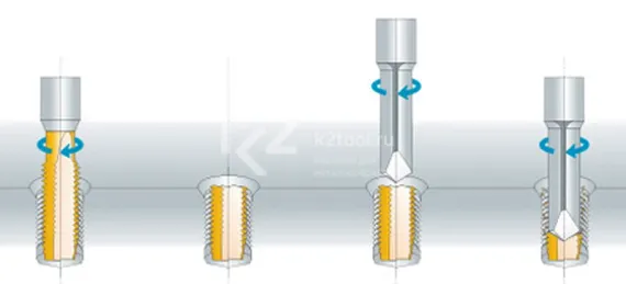 Сверло для высверливания застрявших метчиков и болтов, Ø5 мм, M6