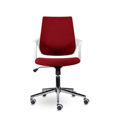 Кресло М-804 Ситро/Citro whitePL хром Ср QH21-1320 (красный)