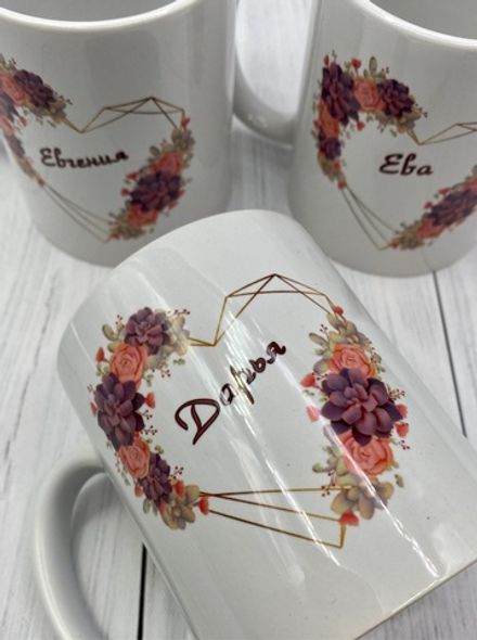 Именная кружка для девочек №3