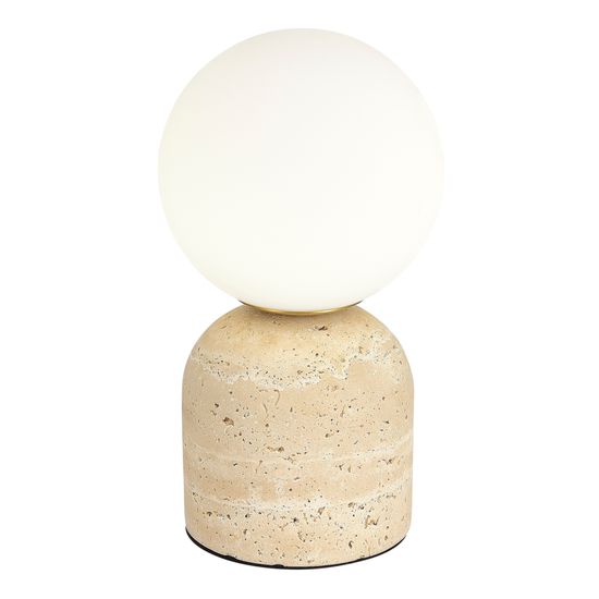 SL1191.704.01 Прикроватная лампа ST-Luce травертиновый/белый G9 LED 1*5W NEBULA