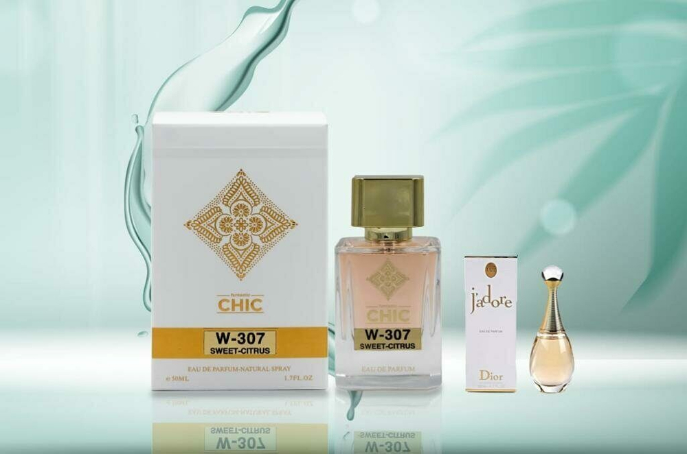 Стойкий парфюм Chic W-307 Sweet Citrus edp for women 50 ml. (C. Dior J'adore edp)
