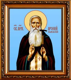 Арсений Комельский, Вологодский преподобный игумен. Икона на холсте.