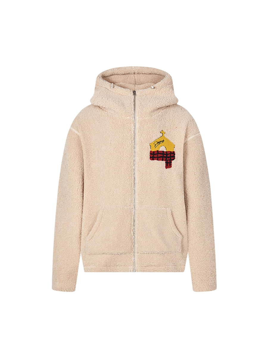 Шерповое худи DONSMOKE "Christmas Special" Oversized Sherpa Hoodie