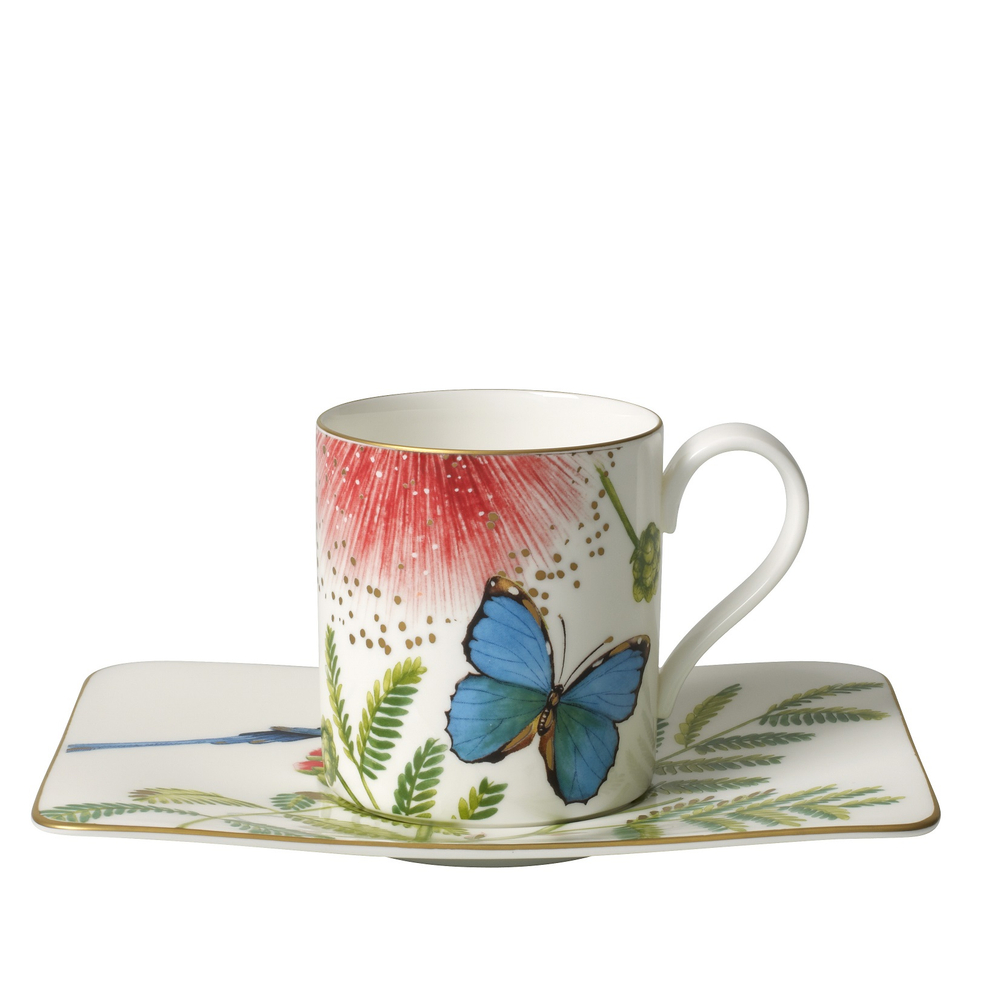 Villeroy & Boch Чашка с блюдцем Amazonia 210 мл для кофе 1035141300+1035141310