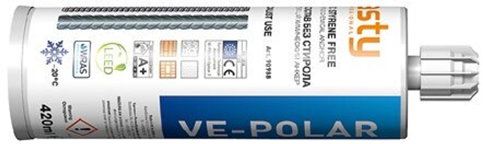 FASTY VE-Polar 420 мл — химический анкер для низких температур