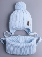 Шапка для мальчика со снудом осенняя