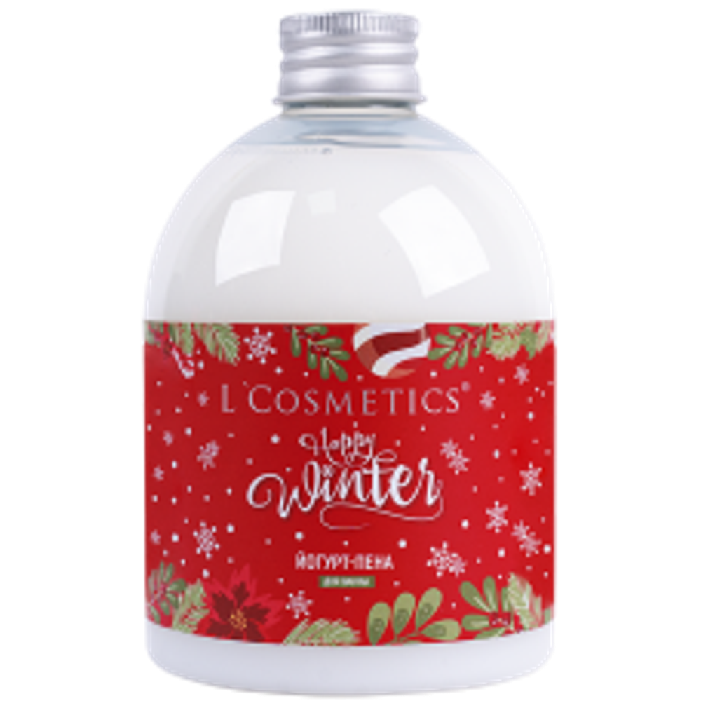 Йогурт-пена для ванны "СПА с морскими водорослями и минералами" L’COSMETICS "Happy Winter" 500 мл