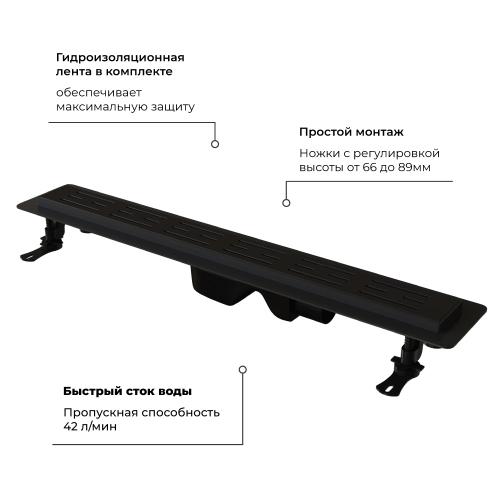 Душевой лоток Drain Leo-30B