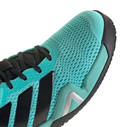 Детские Кроссовки теннисные  Adidas Barricade K - flash aqua/core black/lucid orange
