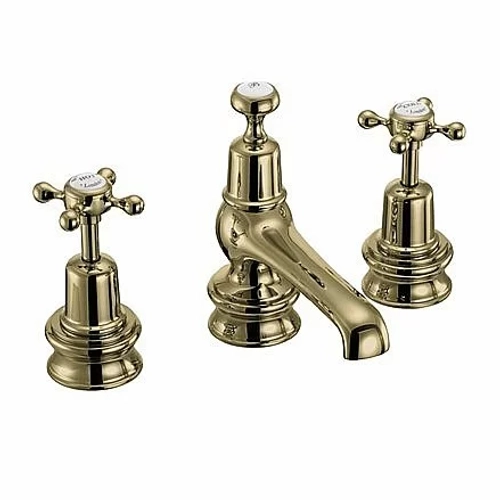 Смеситель для раковины Burlington Regent CLR12-QT GOLD золото